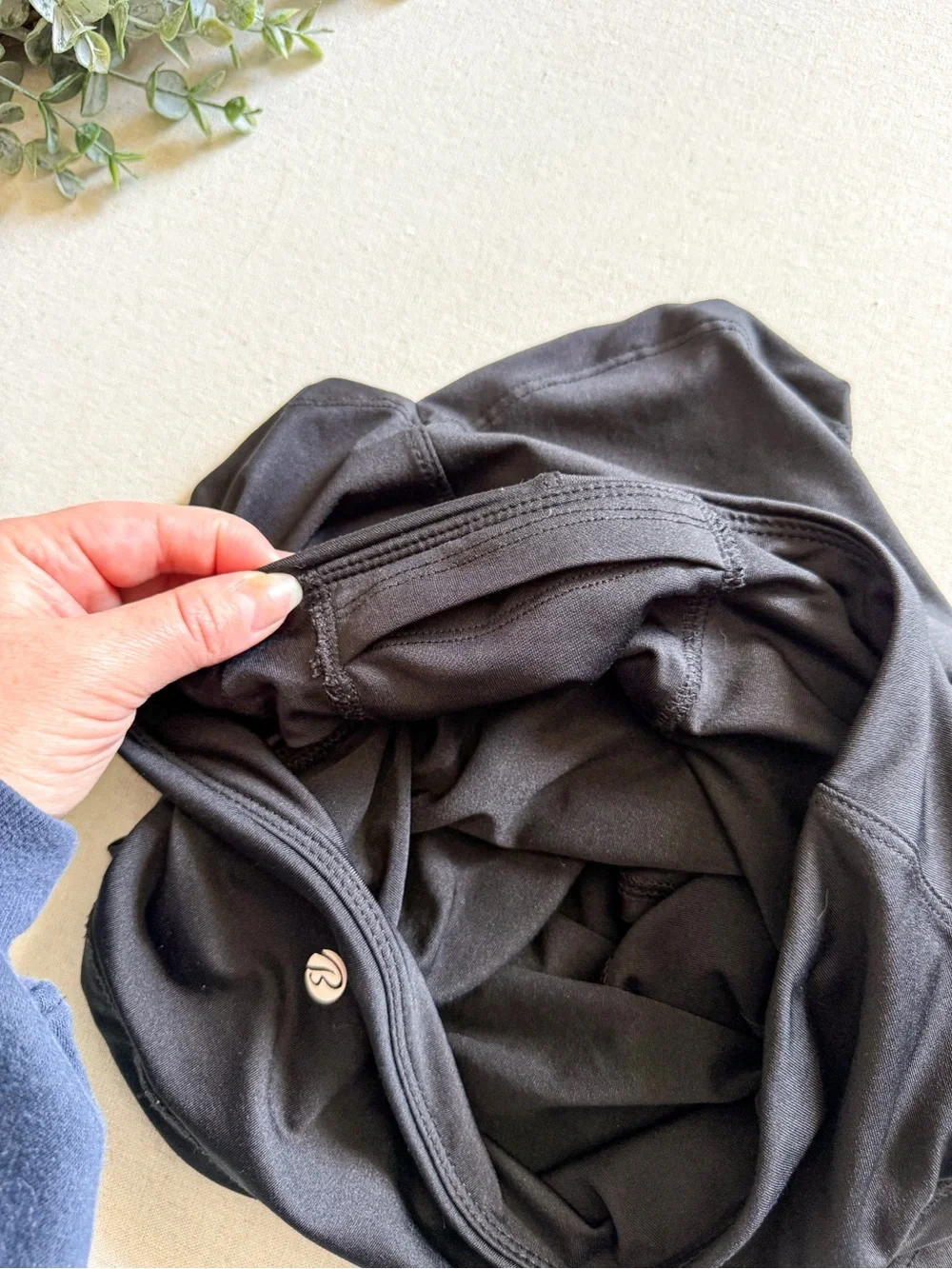 Black Mini Athletic Skirt with Built in Shorts Size Small
